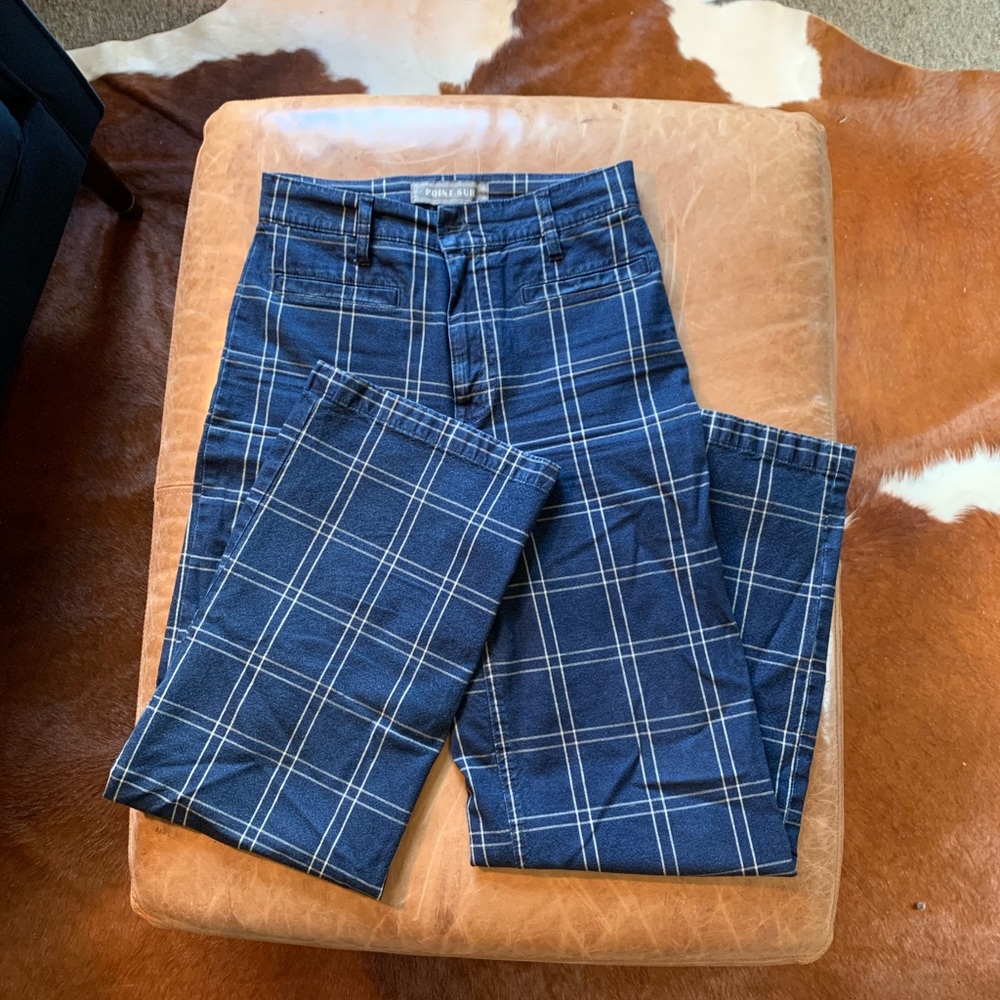 J. Crew Point Sur Wide Leg Cropped Trousers